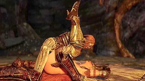 Gorgeous Elf Warrior Whore And Draugrs Petrified Dick 1