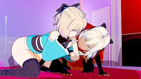Fate;grand Order - Okita Souji X Okita Souji (alter) Threesome
