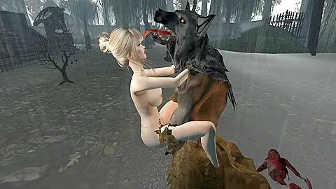 Human Female And Werewolf