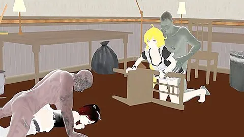 Era Short: Maid Yang And Ruby Surprise Zombie Bum Sex Noice