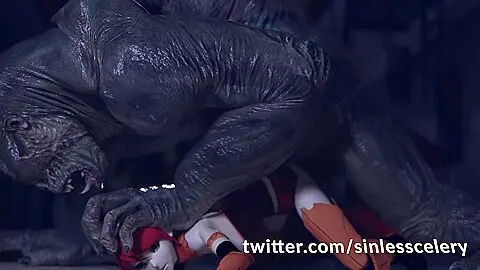 Pyrrha Fucked By Monster