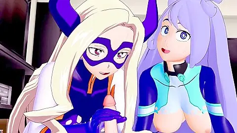 My Hero Academia - Nejire And Mt Lady Get Creampied