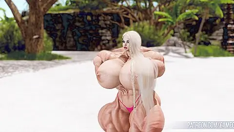 Busty Muscle Bimbo ^ ^