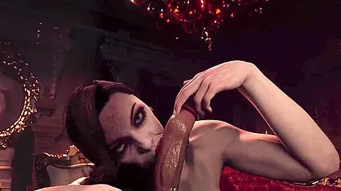 The Last Villager Alcina Dimitrescu With 3d Animated