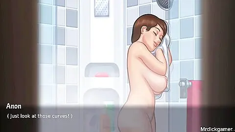 Summertime Saga Hot Milf Sex In Shower